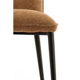 Light & Living - Eetkamerstoel VADENI - Set van 2 - 58x48x85cm - Geel