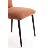 Light & Living - Eetkamerstoel VADENI - 58x48x85cm - Oranje