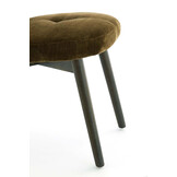 Light & Living - Eetkamerstoel SINOSA - 59x50x83cm - Groen