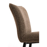 Light & Living - Eetkamerstoel VADENI - 58x48x85cm - Bruin - Set van 2