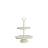 Light & Living - Etagere LUTEK - Ø24x37cm - Wit