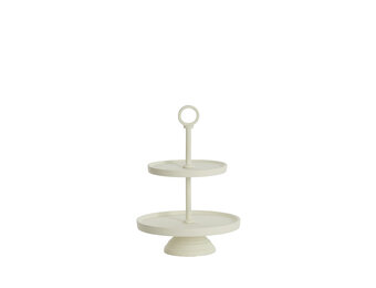 Light & Living - Etagere LUTEK - Ø24x37cm - Wit