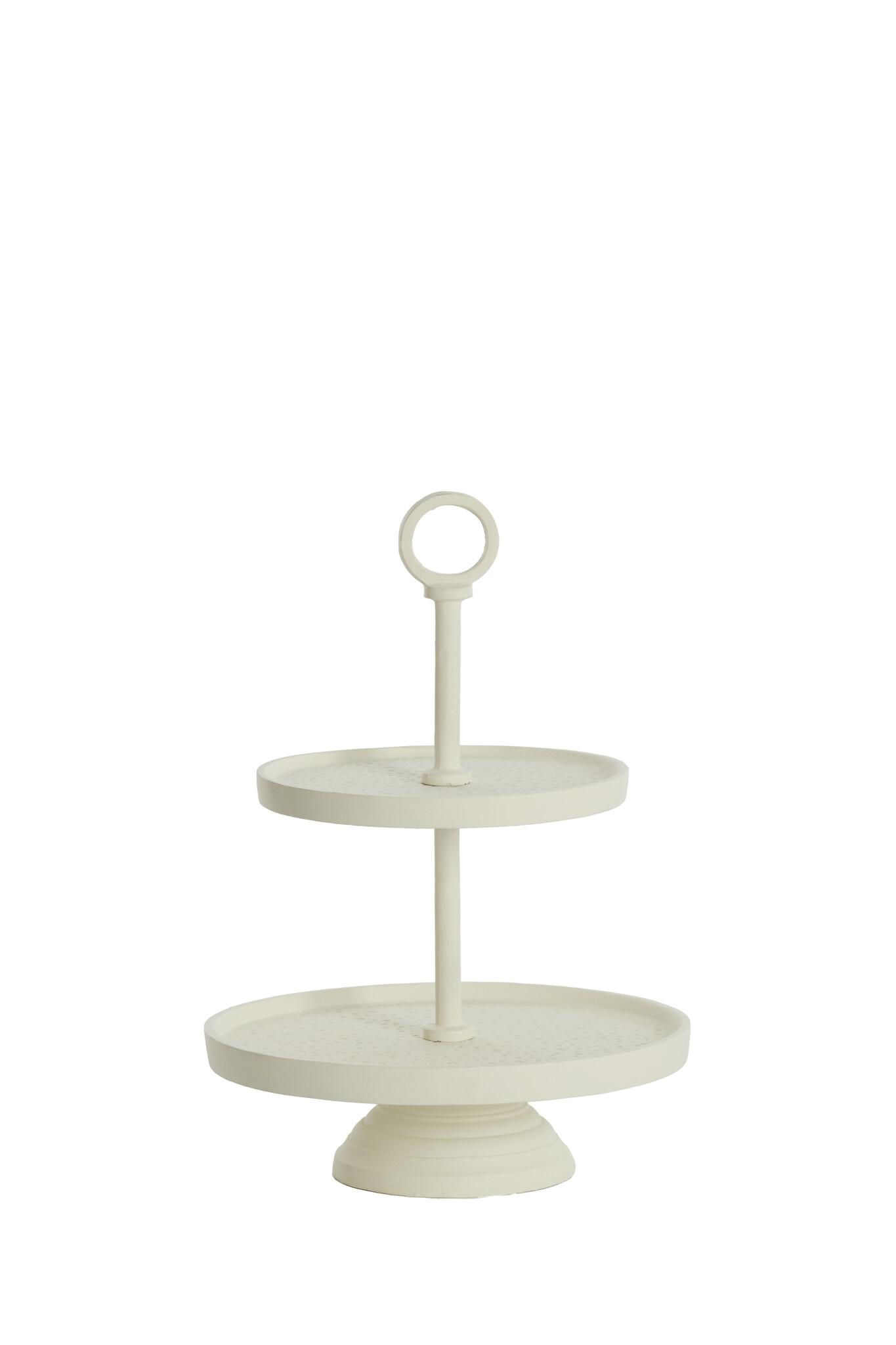 Light & Living - Etagere LUTEK - Ø24x37cm - Wit