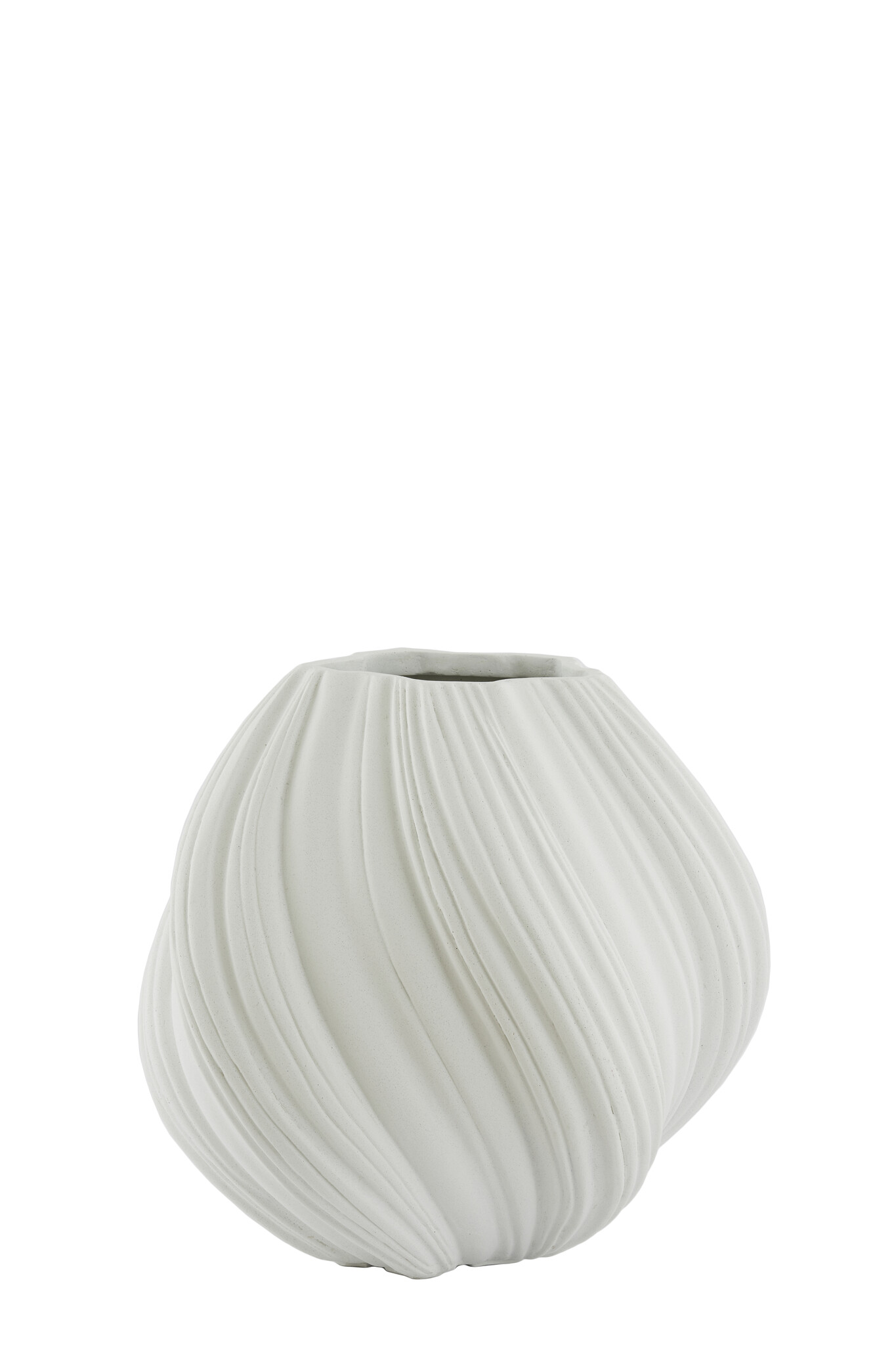 Light & Living - Vaas YATUNG - Ø52x48cm - Wit