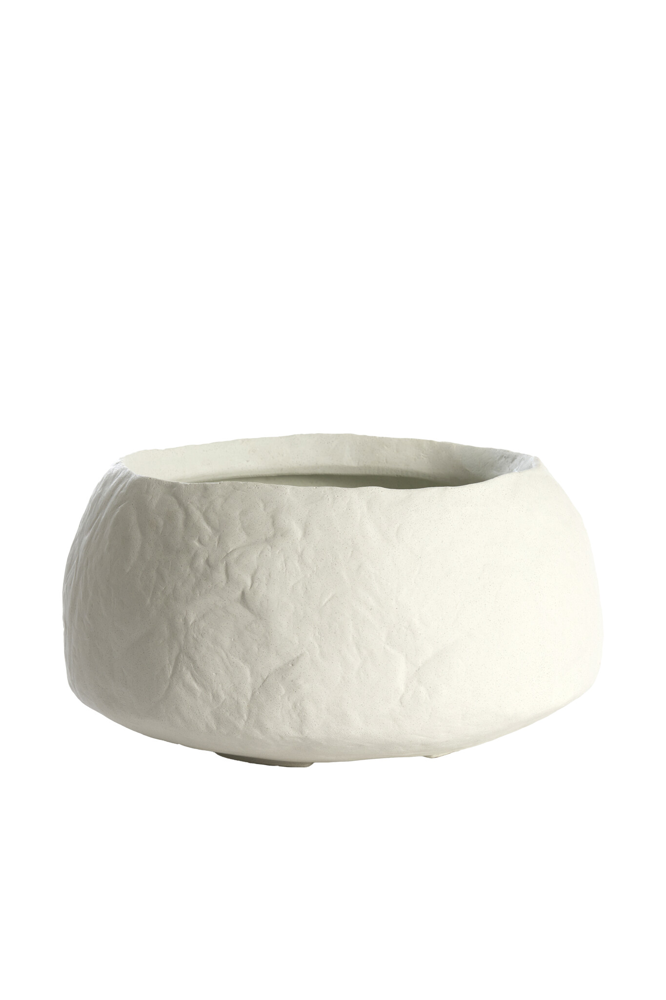 Light & Living - Vaas TINGRI - Ø39x21cm - Wit