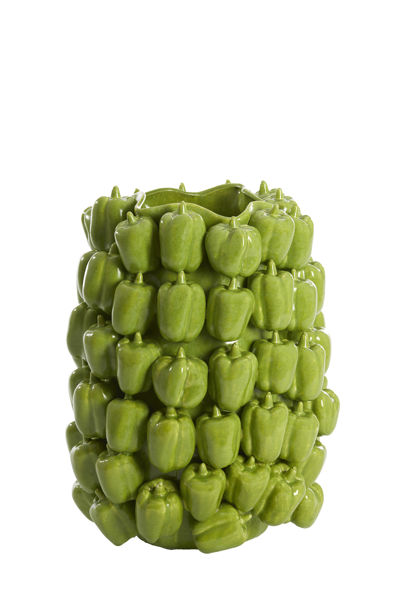 Light & Living - Vaas BELLPEPPER - 35x33x47cm - Groen