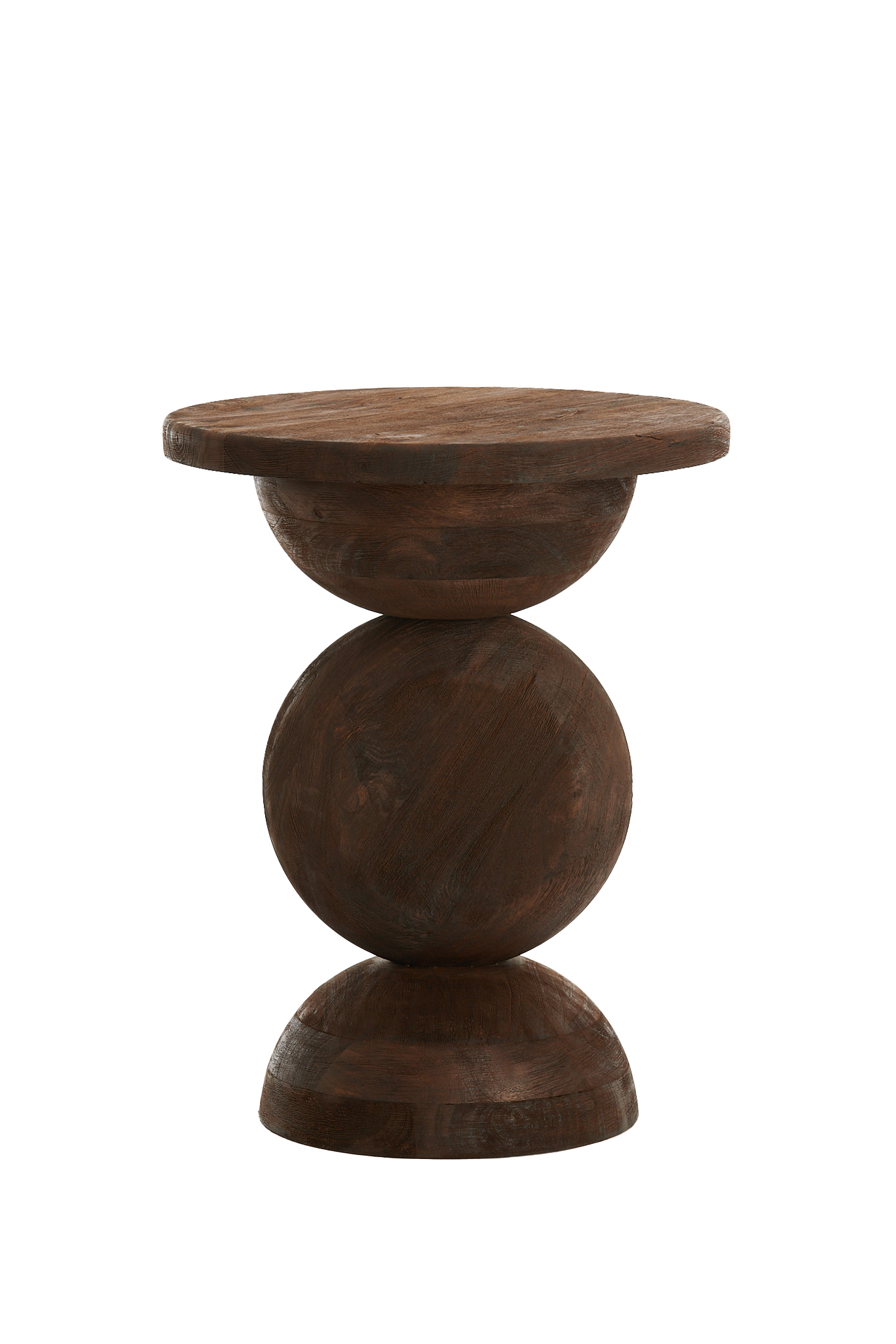 Light & Living - Bijzettafel MIRTO - Ø40x50cm - Bruin