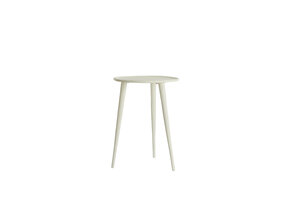 Light & Living - Bijzettafel BABINA - Ø36x47cm - Wit