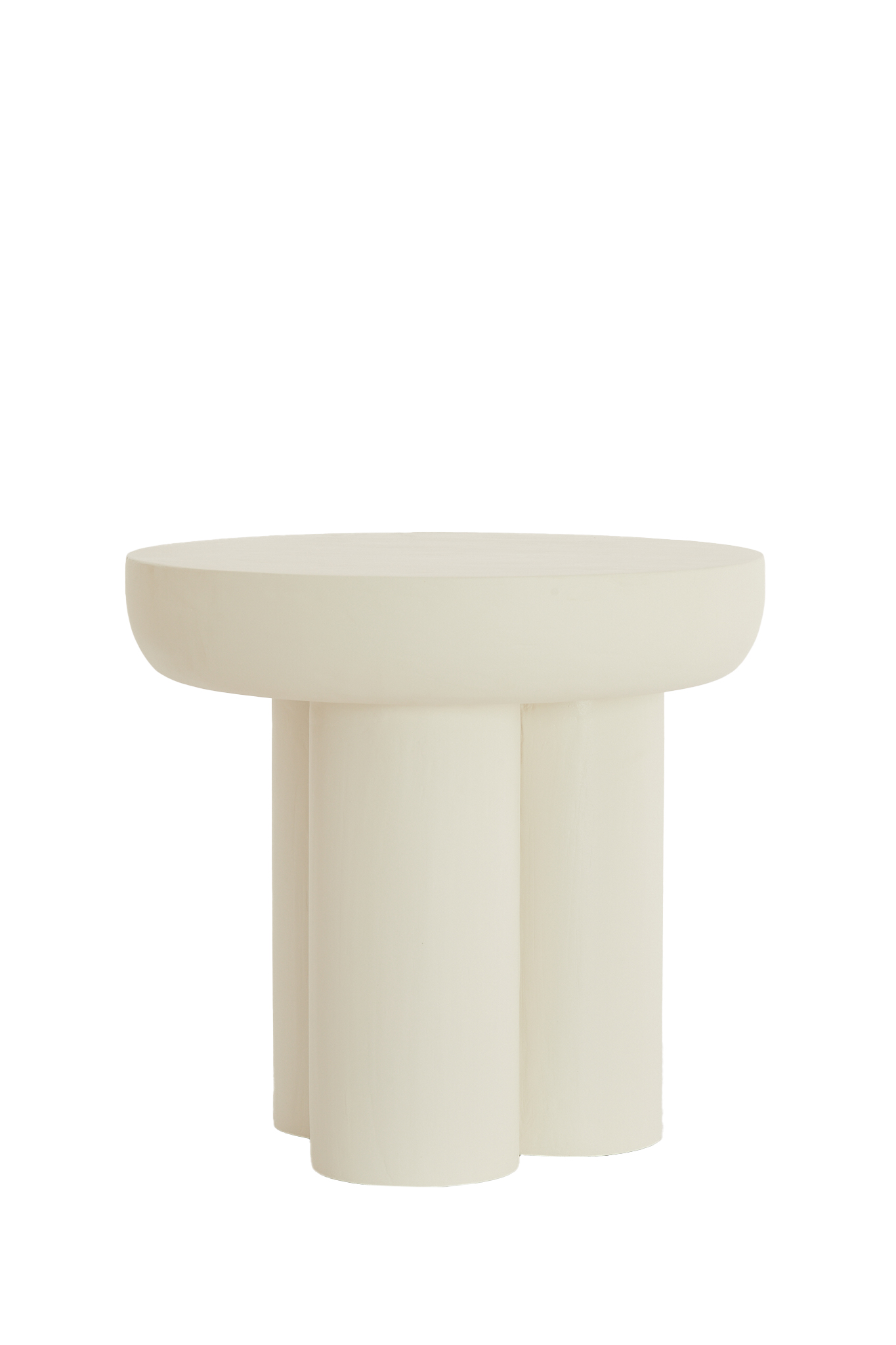 Light & Living - Bijzettafel MIZUHO - Ø50x47cm - Wit