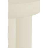 Light & Living - Bijzettafel MIZUHO - Ø50x47cm - Wit