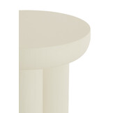 Light & Living - Bijzettafel MIZUHO - Ø50x47cm - Wit