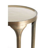Light & Living - Bijzettafel LAPAZ - Ø40x52cm - Brons - Set van 2