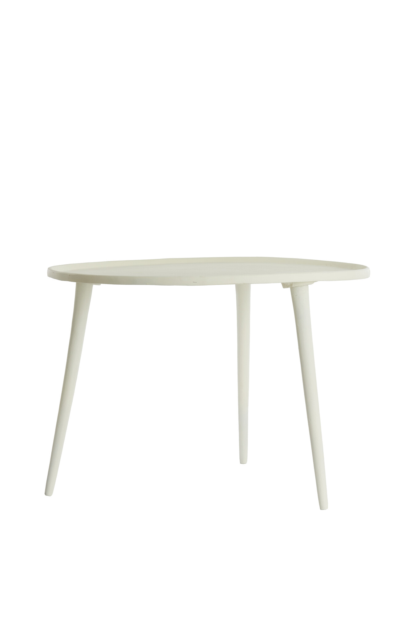 Light & Living - Bijzettafel BABINA - Ø59x41cm - Wit