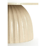 Light & Living - Bijzettafel VEGLIA - Ø70x33.5cm - Bruin