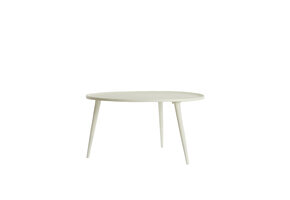 Light & Living - Bijzettafel BABINA - Ø67.5x37cm - Wit