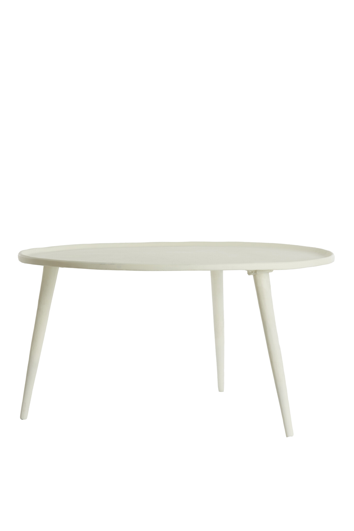 Light & Living - Bijzettafel BABINA - Ø67.5x37cm - Wit