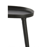 Light & Living - Bijzettafel LIENZ - 53x30x48cm - Zwart