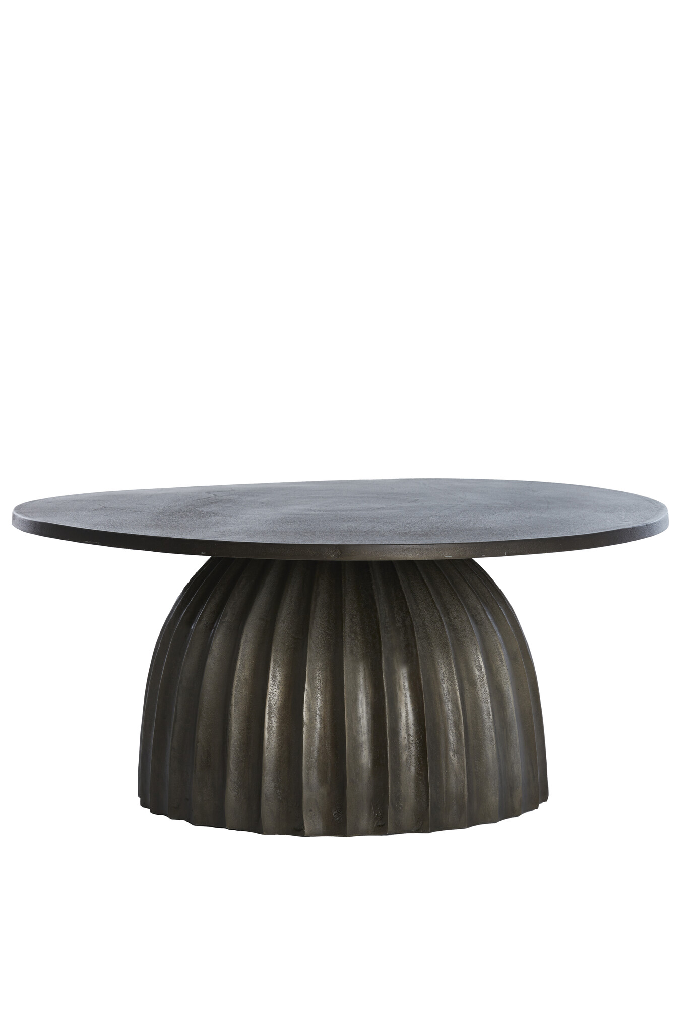 Light & Living - Bijzettafel VEGLIA - Ø70x33.5cm - Bruin