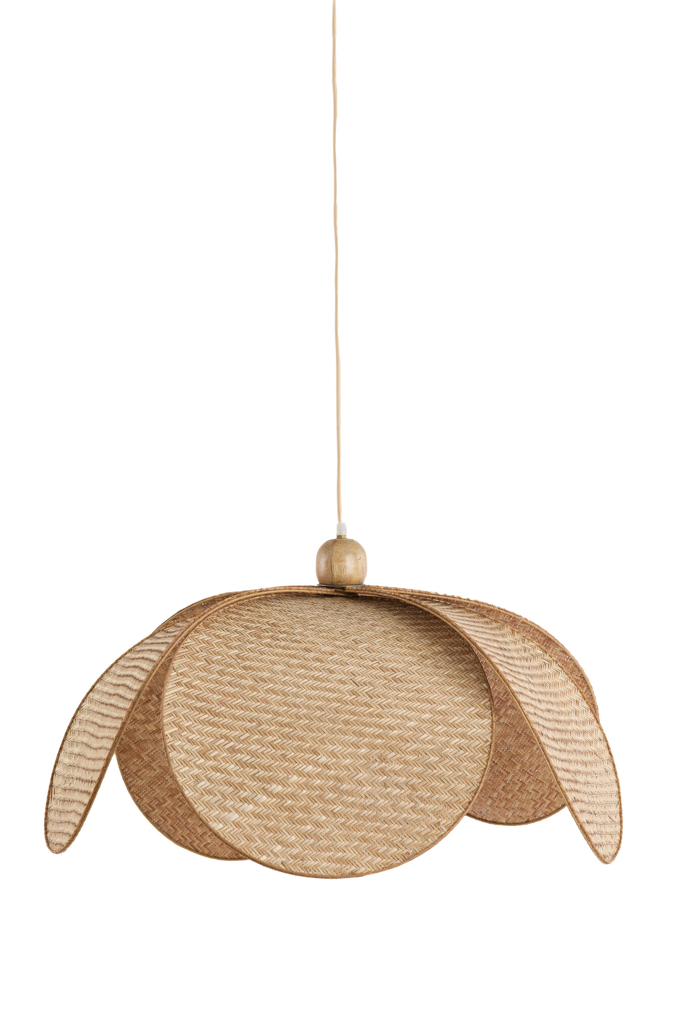 Light & Living - Hanglamp LAVRIO - Ø60.5x30.5cm - Bruin