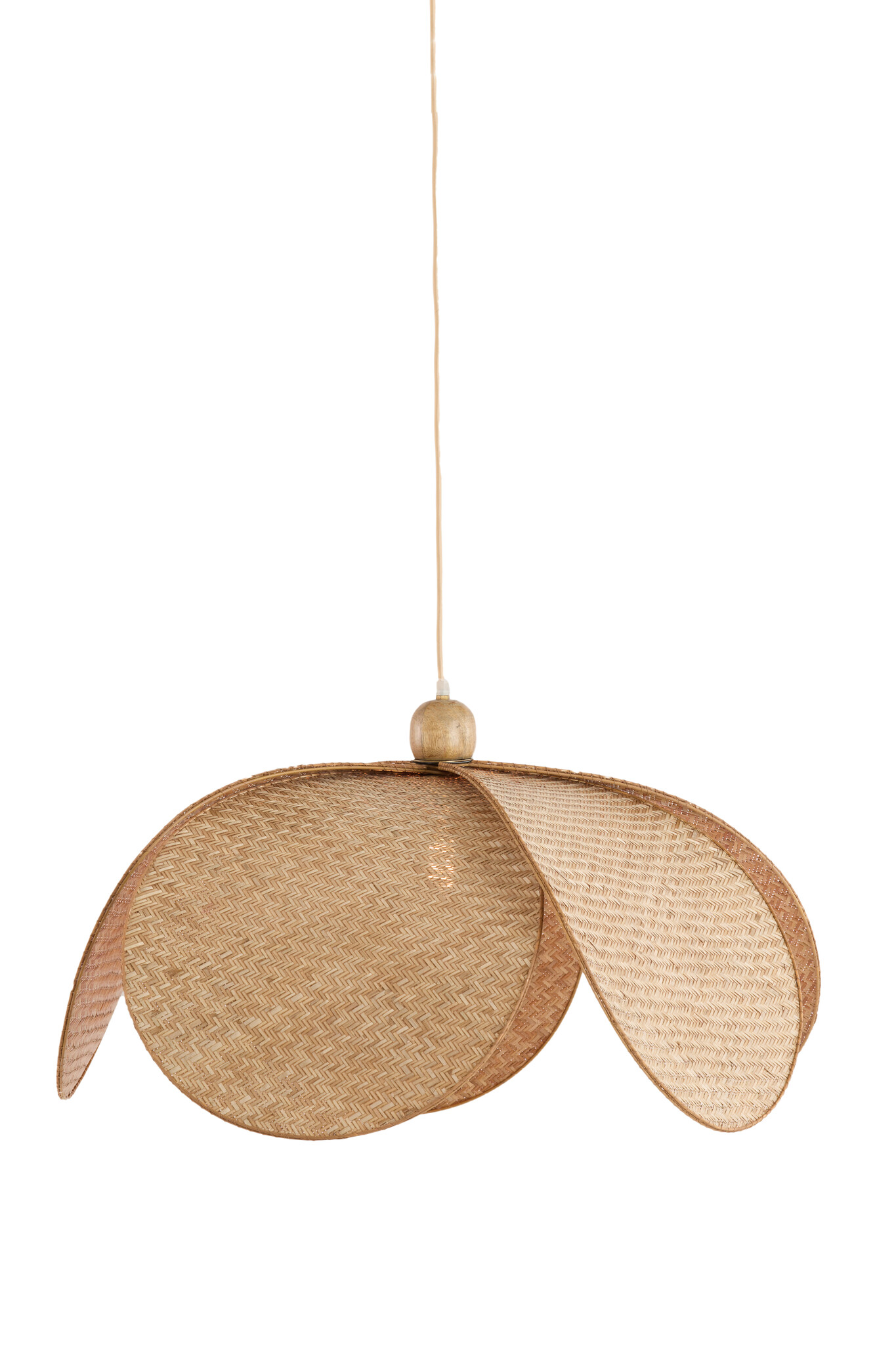 Light & Living - Hanglamp LAVRIO - Ø60.5x30.5cm - Bruin