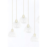 Light & Living - Hanglamp BISHO - 120x19x14cm - Wit