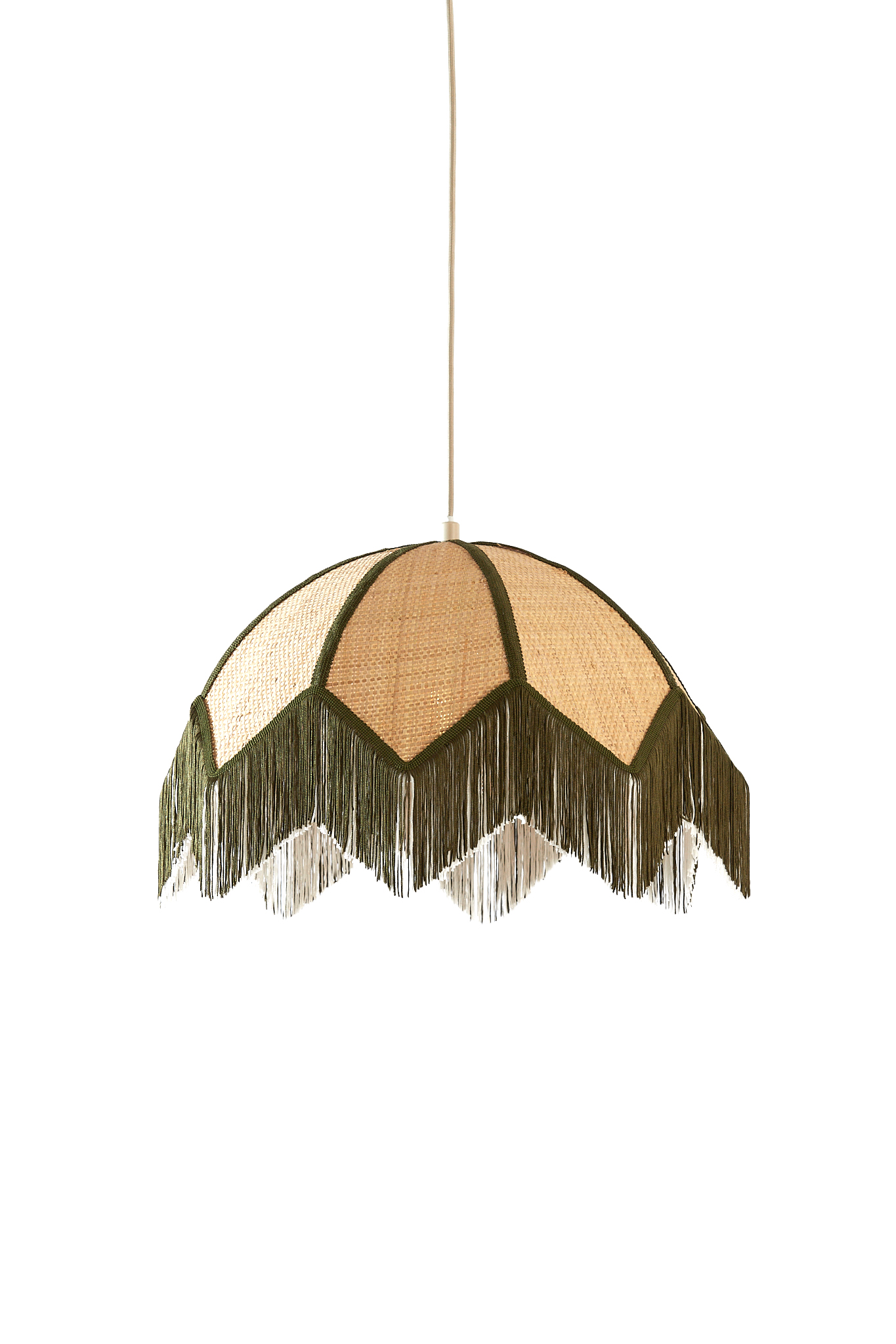 Light & Living - Hanglamp SULINA - Ø45x32.5cm - Groen