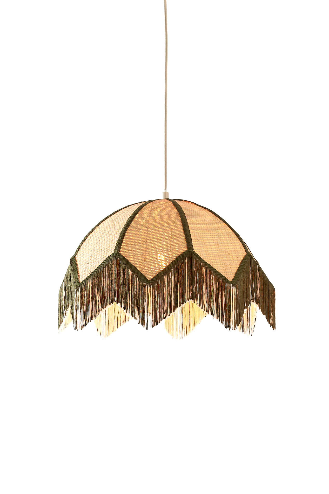 Light & Living - Hanglamp SULINA - Ø45x32.5cm - Groen