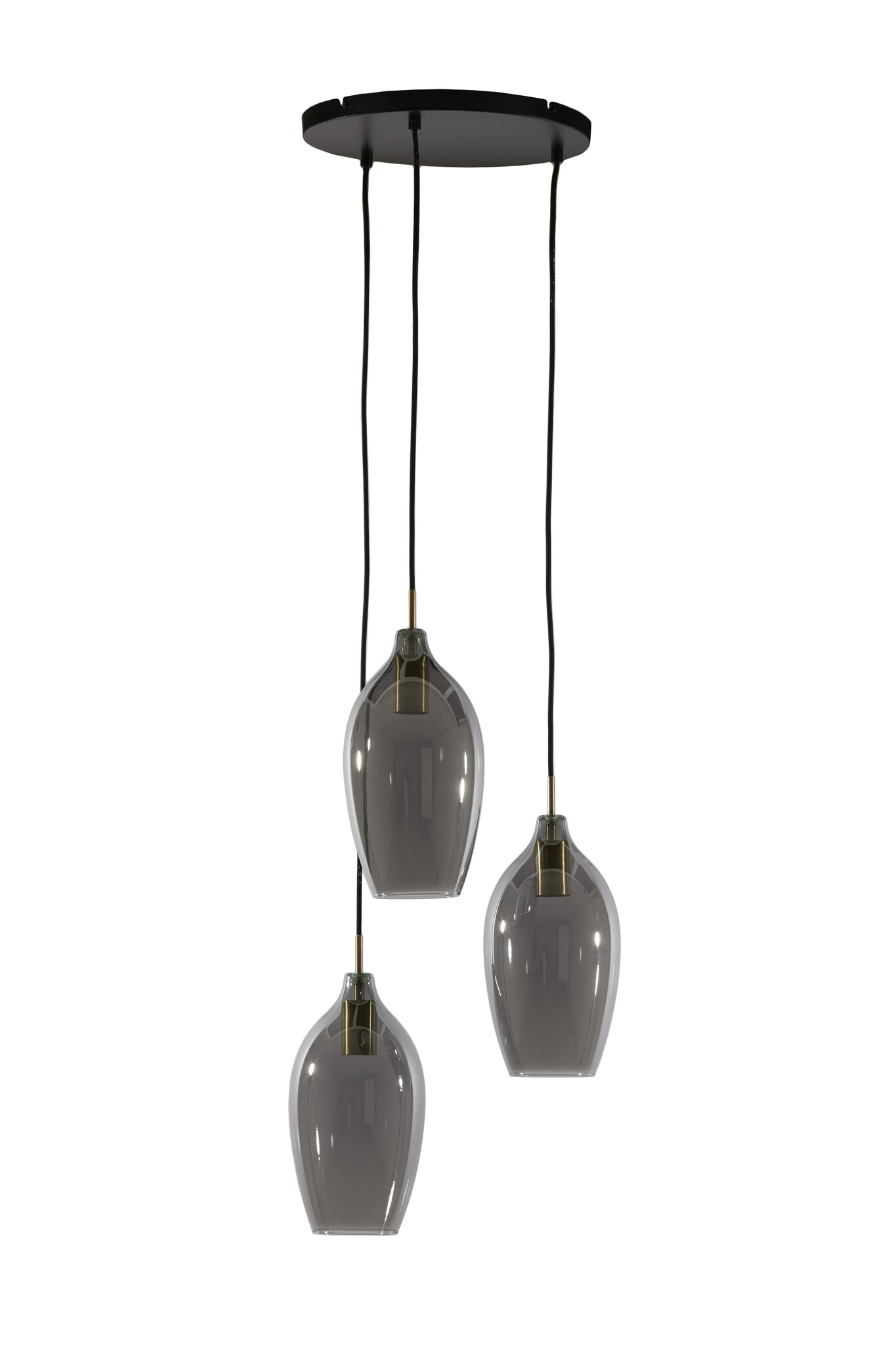 Light & Living - Hanglamp LUKARO - Ø35x32cm - Grijs