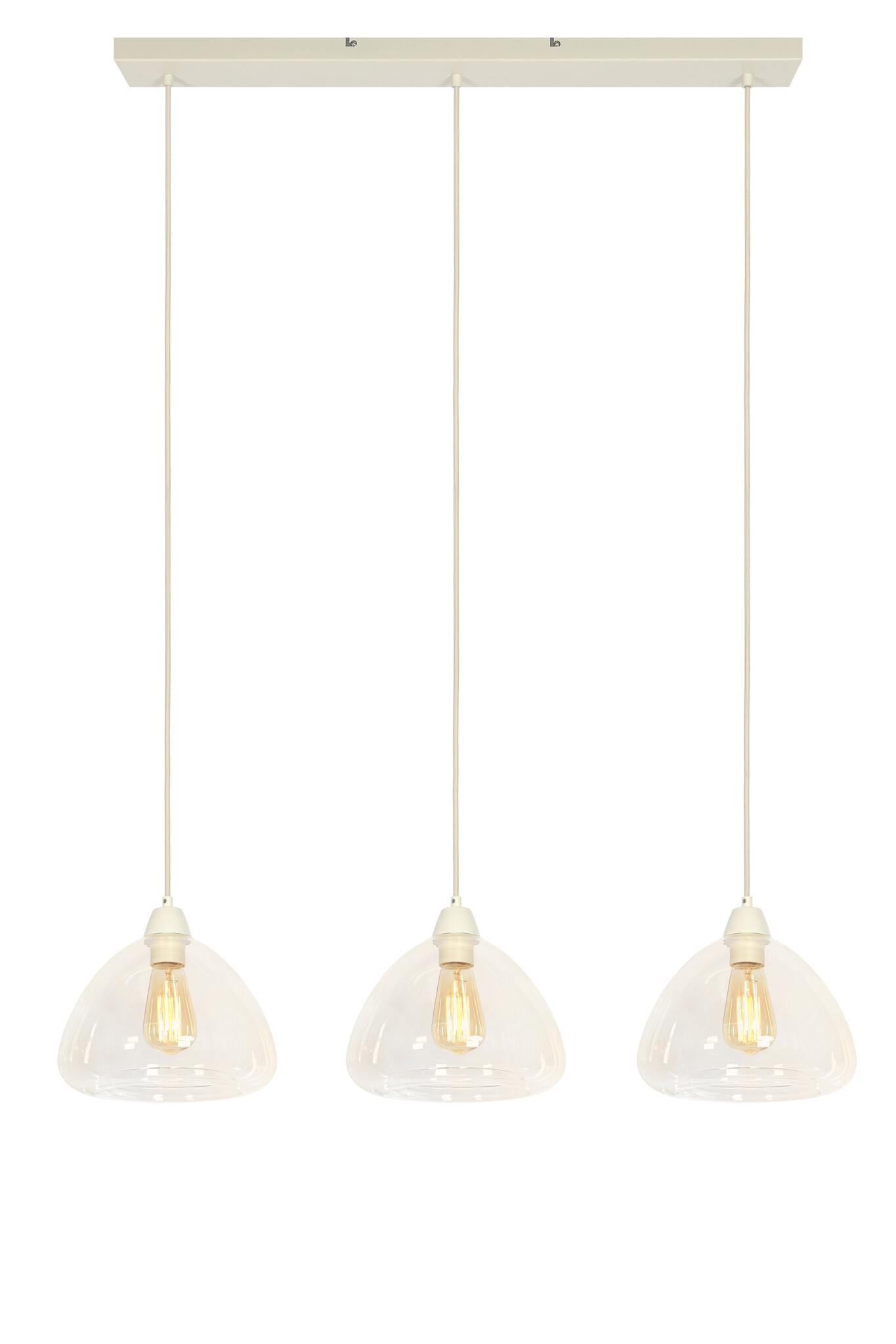 Light & Living - Hanglamp BISHO - 94x26x19cm - Wit