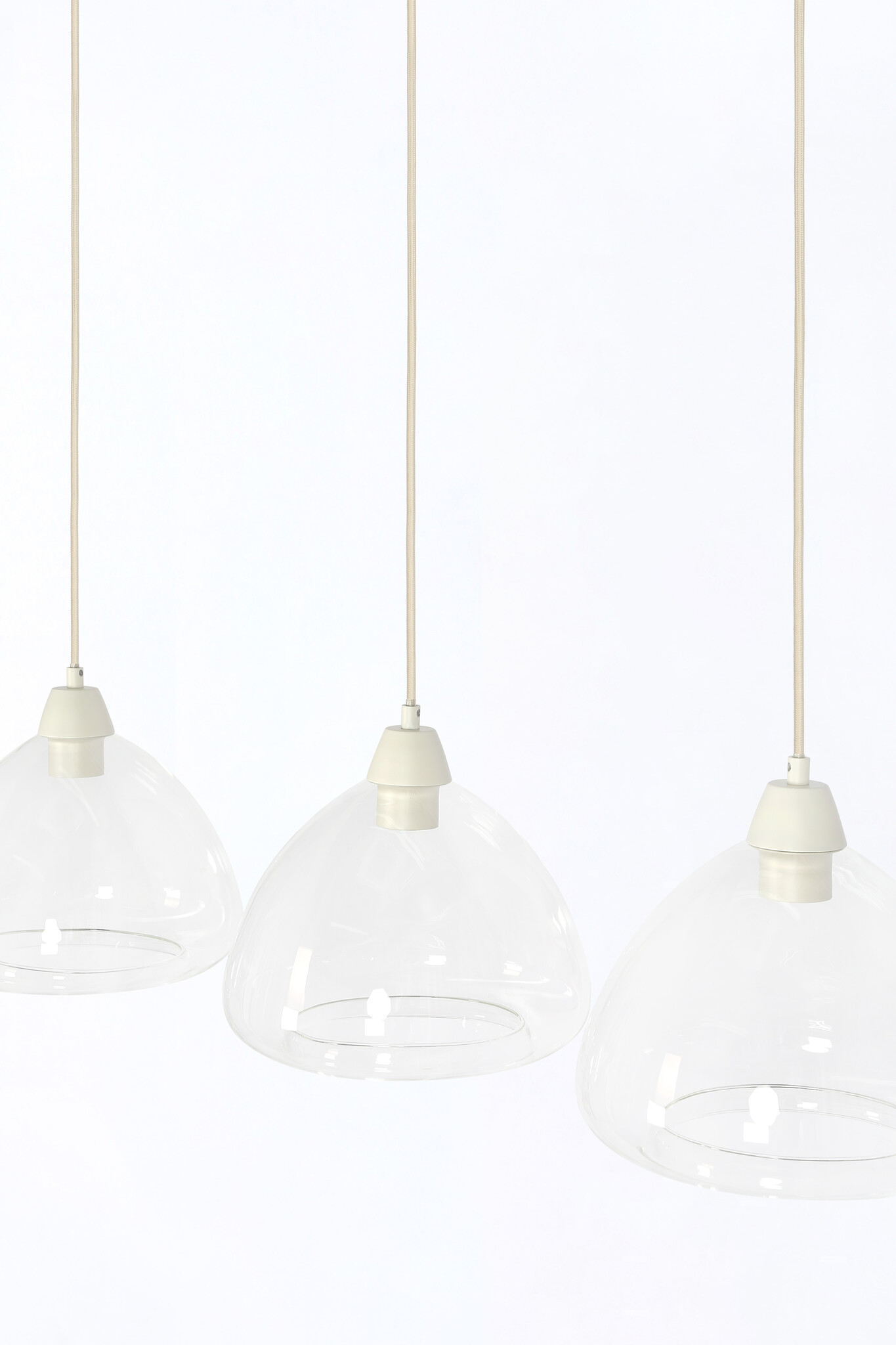 Light & Living - Hanglamp BISHO - 94x26x19cm - Wit