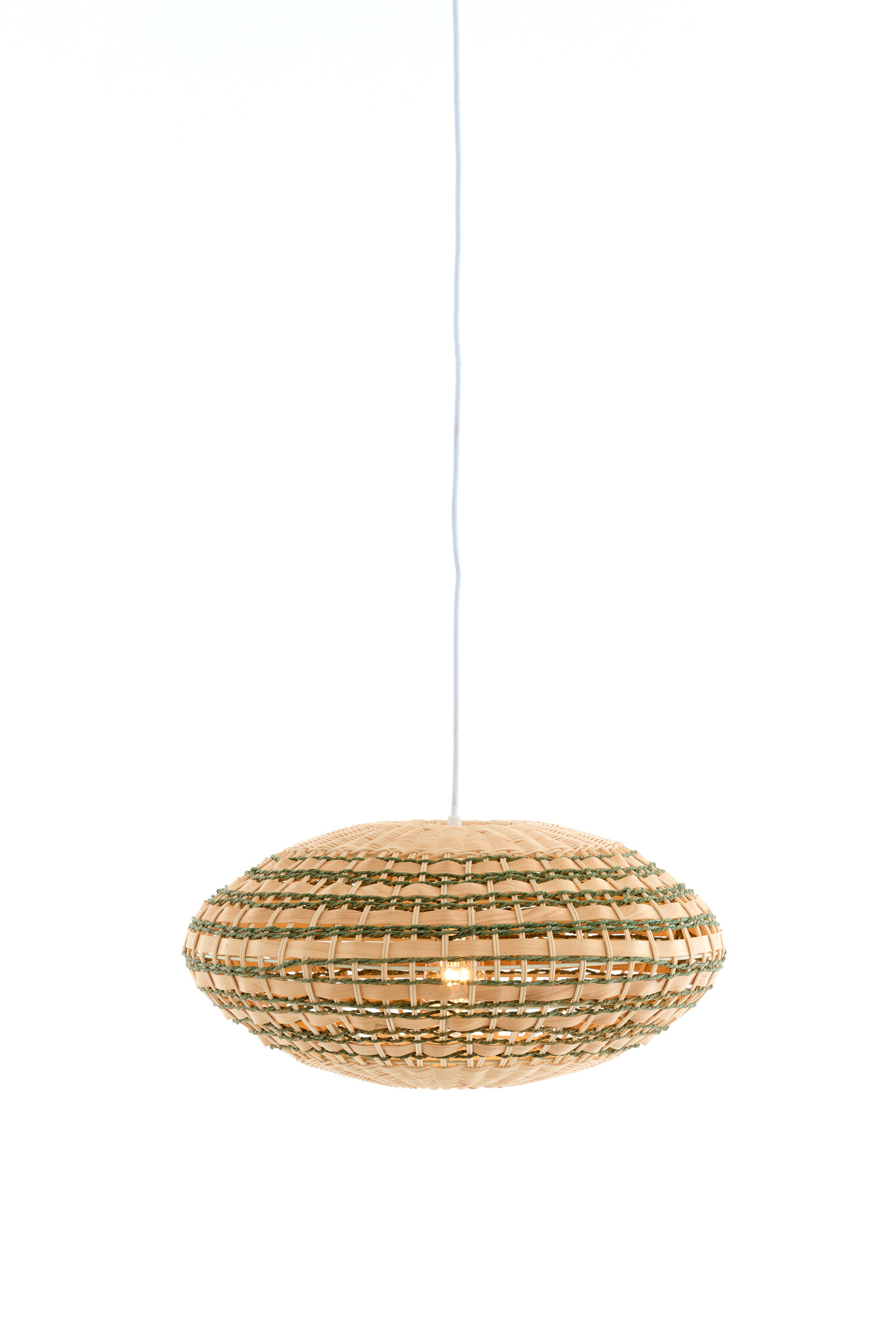 Light & Living - Hanglamp TAWELA - Ø50x24cm - Groen