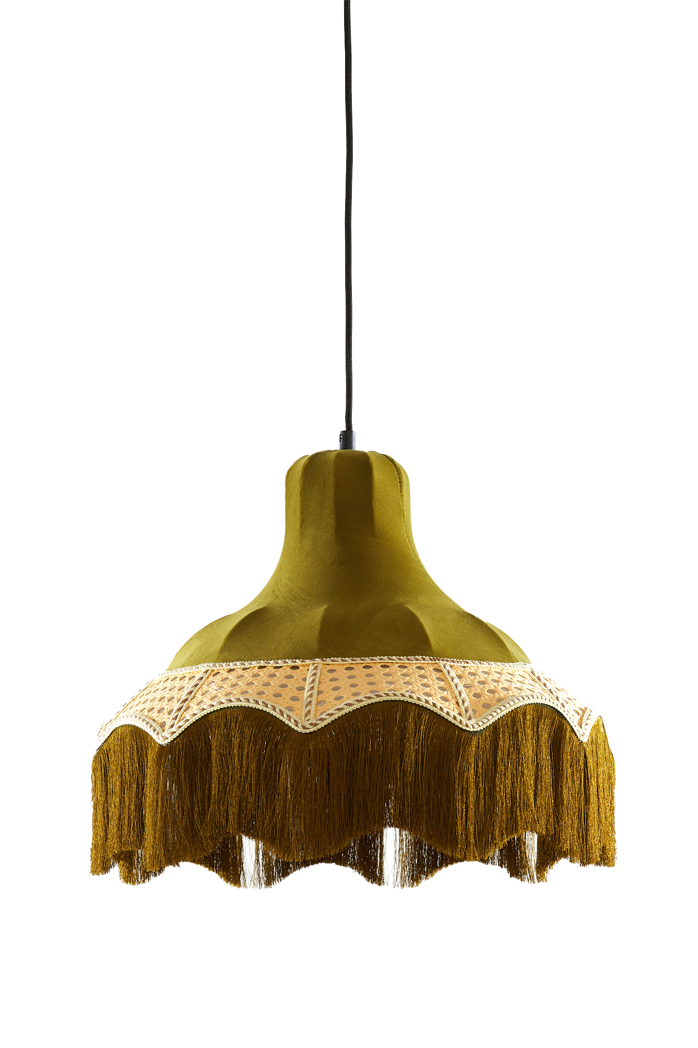 Light & Living - Hanglamp MIZIA - Ø40x35.5cm - Groen