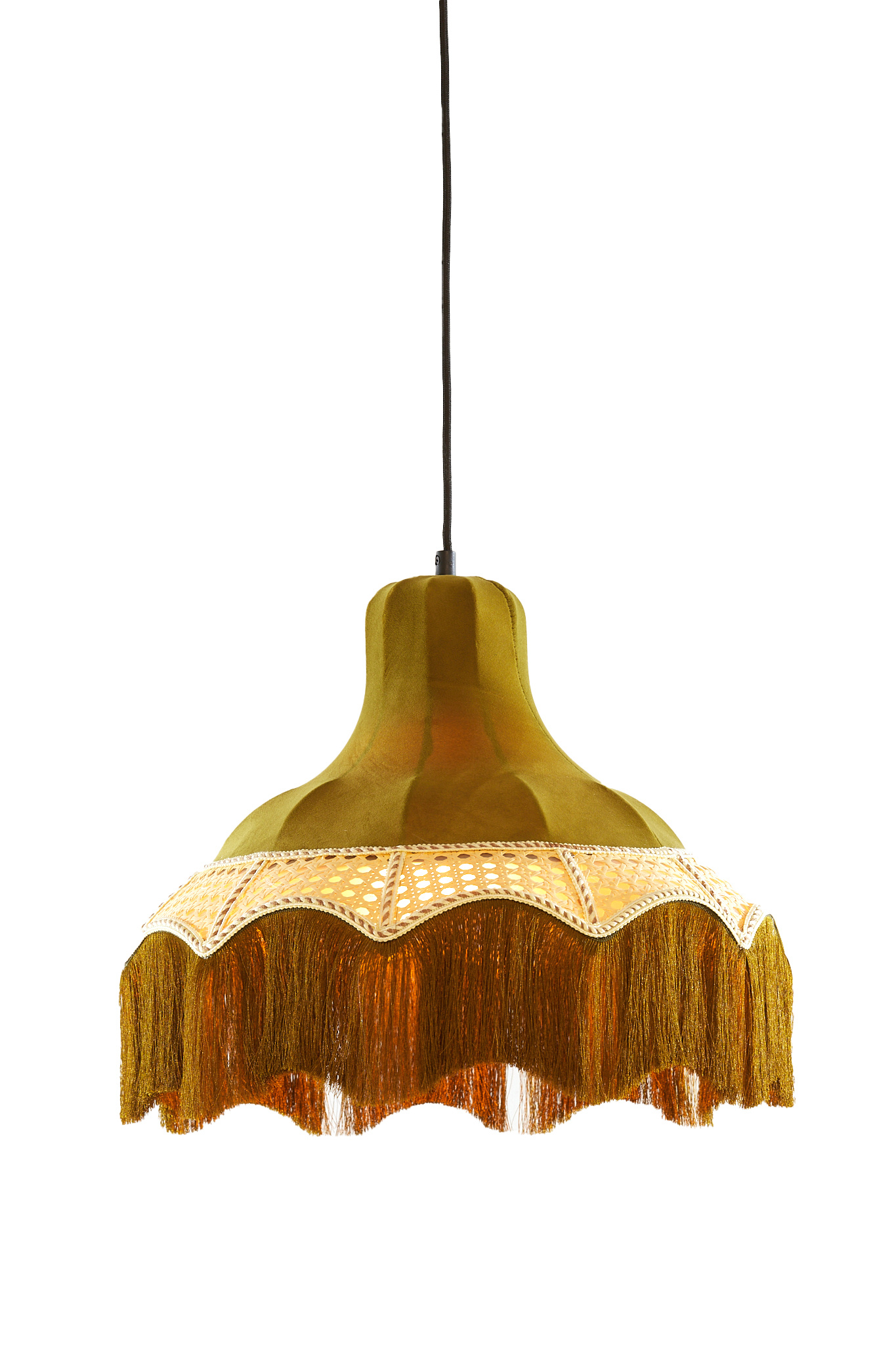 Light & Living - Hanglamp MIZIA - Ø40x35.5cm - Groen