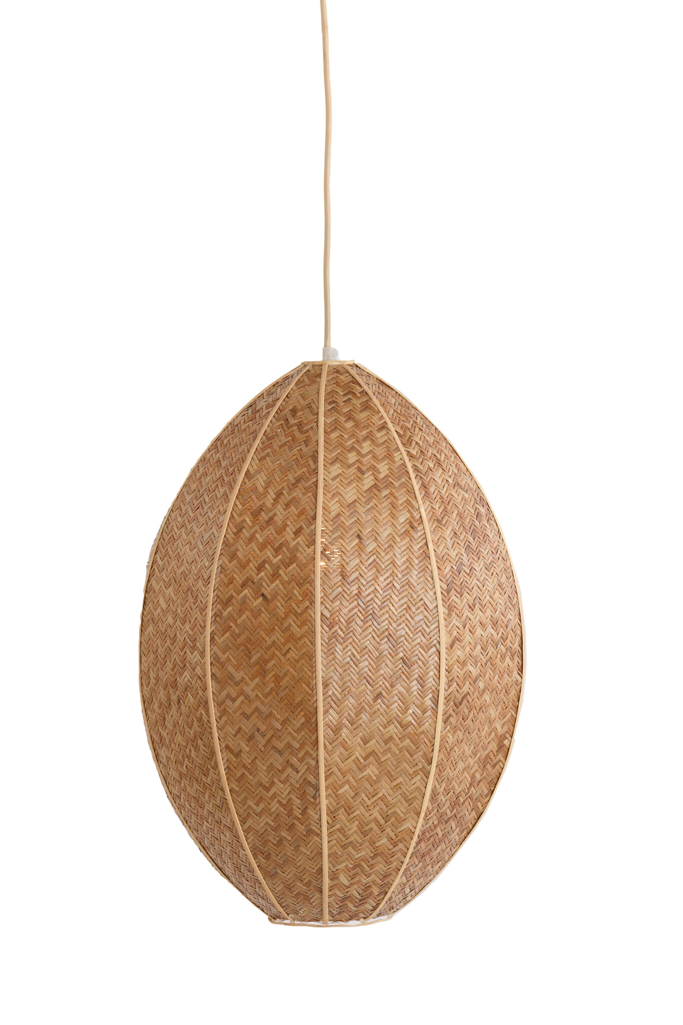 Light & Living - Hanglamp MILATOS - Ø38x51cm - Bruin
