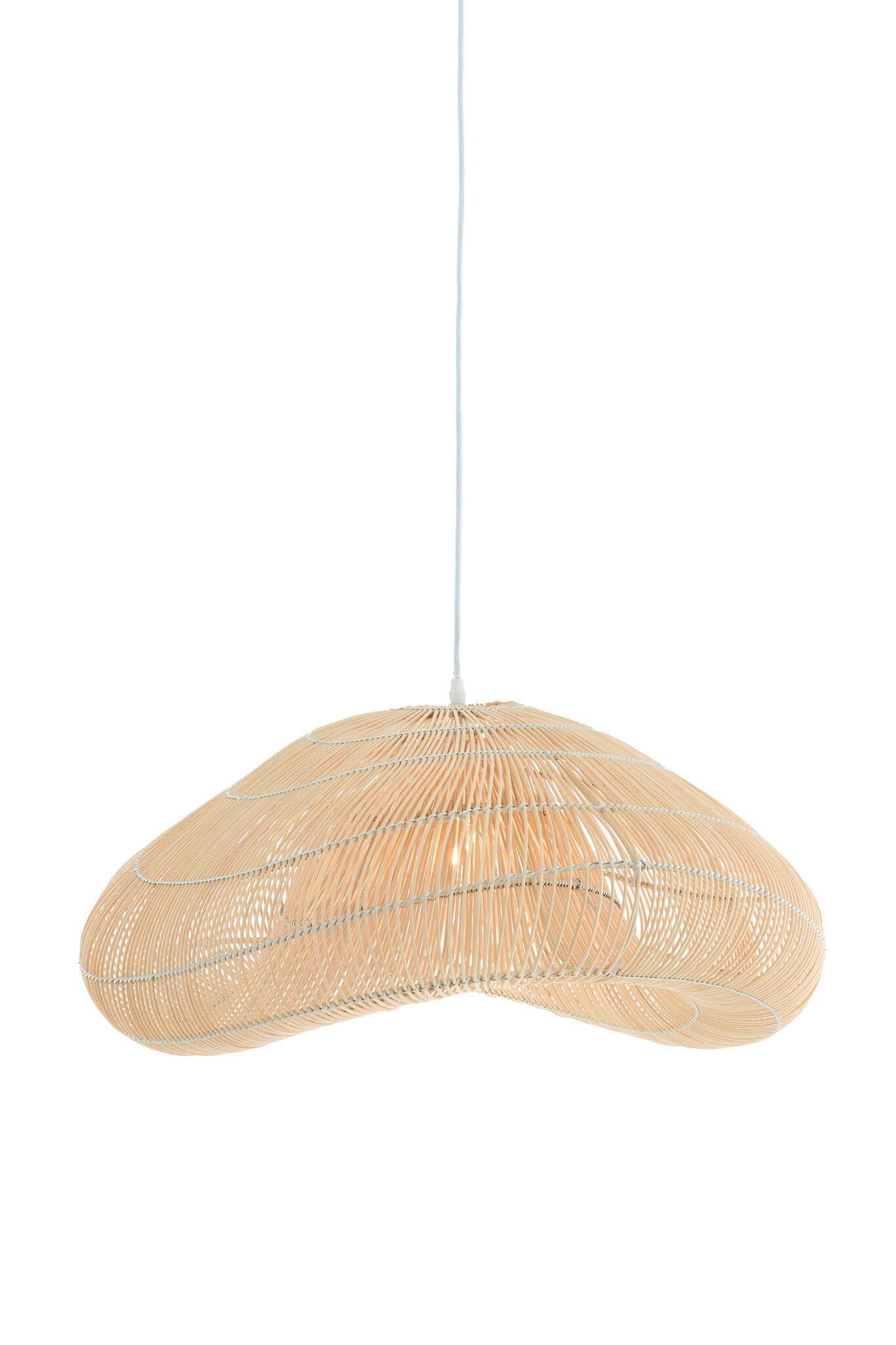 Light & Living - Hanglamp JANZUR - 65x64x30.5cm - Bruin