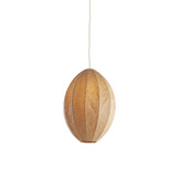 Light & Living - Hanglamp MILATOS - Ø28.5x38cm - Bruin