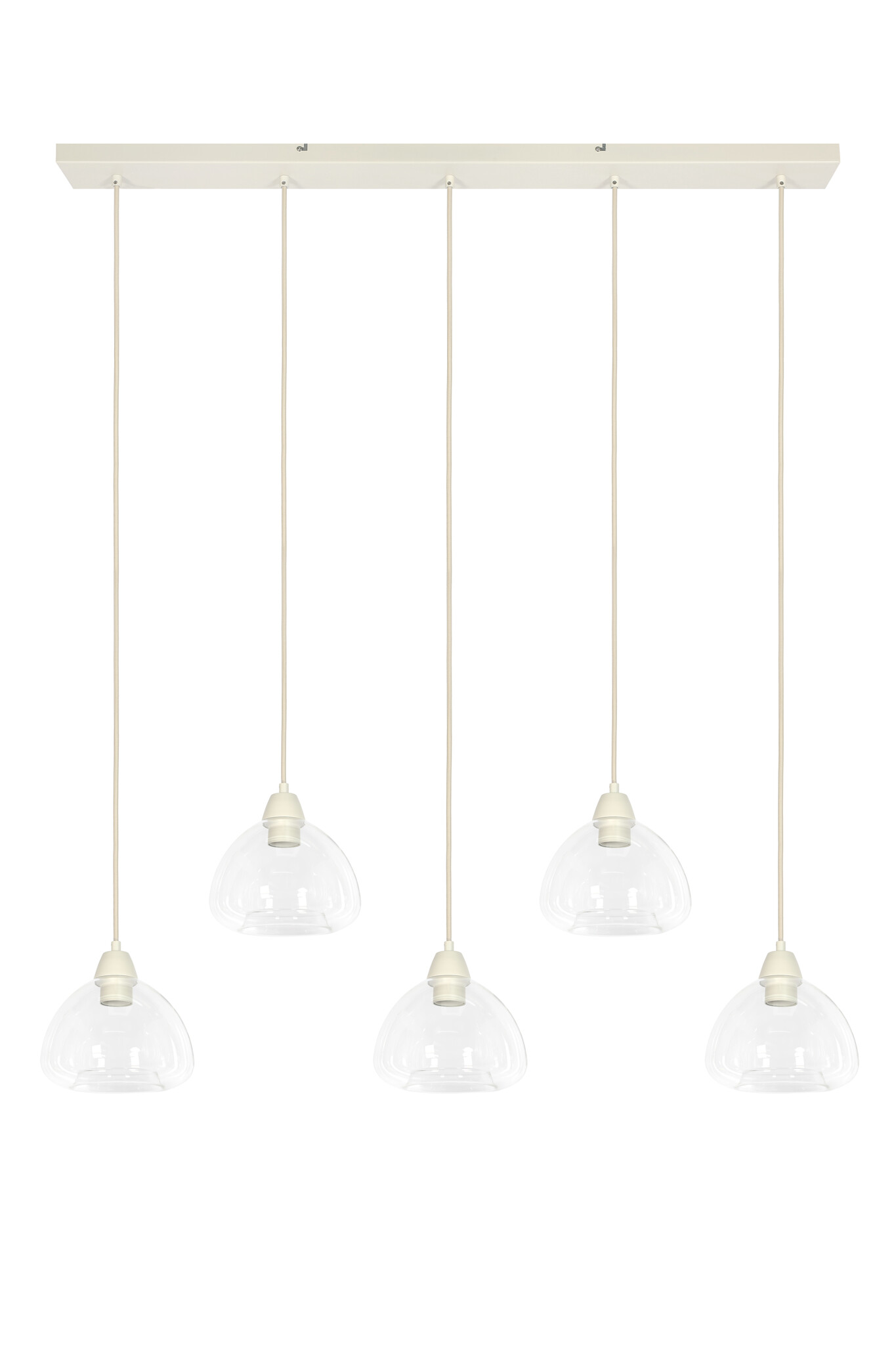 Light & Living - Hanglamp BISHO - 104x19x14cm - Wit