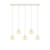 Light & Living - Hanglamp BISHO - 104x19x14cm - Wit