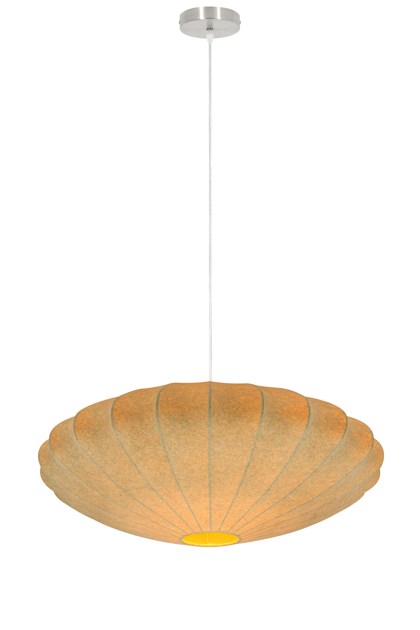 Light & Living - Hanglamp FAY - Ø60x26cm - Bruin