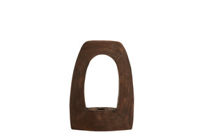 Light & Living - Tafellamp CARINI - 27x10x35cm - Bruin