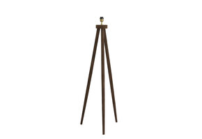 Light & Living - Vloerlamp ILIAS - Ø52x122cm - Bruin