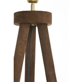 Light & Living - Vloerlamp ILIAS - Ø52x122cm - Bruin