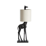 Light & Living - Tafellamp GIRAFFE - 28x20x68cm - Zwart