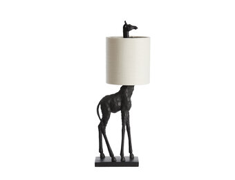 Light & Living - Tafellamp GIRAFFE - 28x20x68cm - Zwart