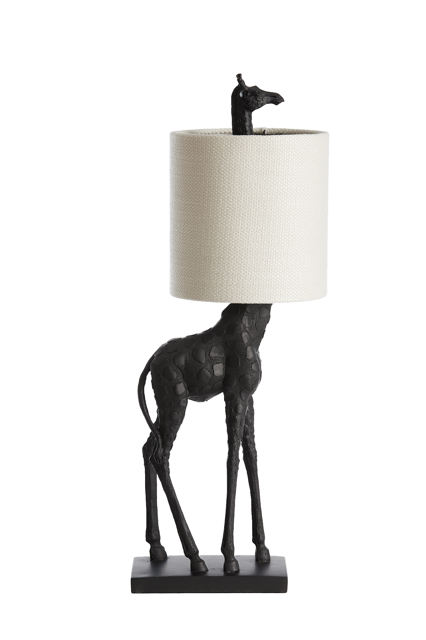 Light & Living - Tafellamp GIRAFFE - 28x20x68cm - Zwart