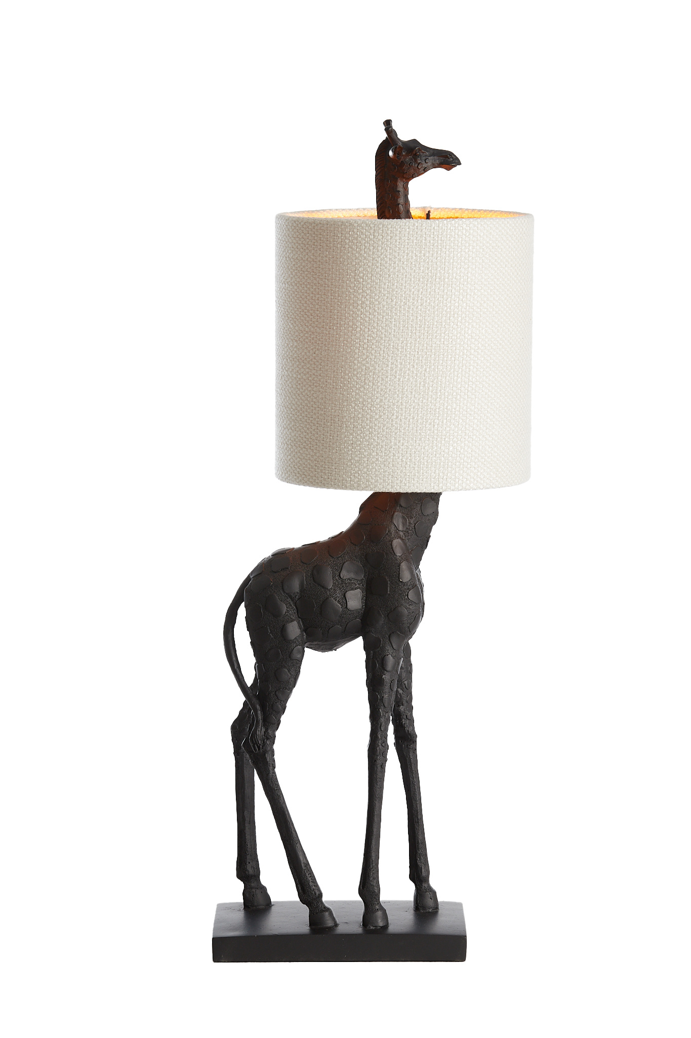 Light & Living - Tafellamp GIRAFFE - 28x20x68cm - Zwart