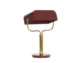 Light & Living - Tafellamp AYER - 37x14x43cm - Rood