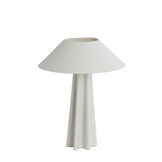 Light & Living - Tafellamp CUKAI - Ø38x49cm - Wit
