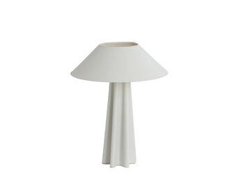 Light & Living - Tafellamp CUKAI - Ø38x49cm - Wit