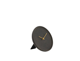 Light & Living - Klok VETI - 20x4x20cm - Bruin